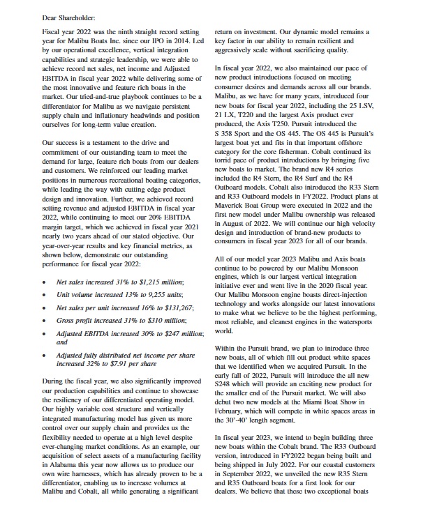 The CEO's Annual Letter to Sharesholders, found in the company's Annual Report, can help us determine if this is a good company for a passive income investment.